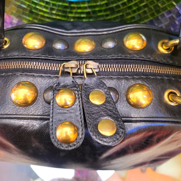 Gucci Black Leather Babouska Dome Satchel. - Picture 11 of 16